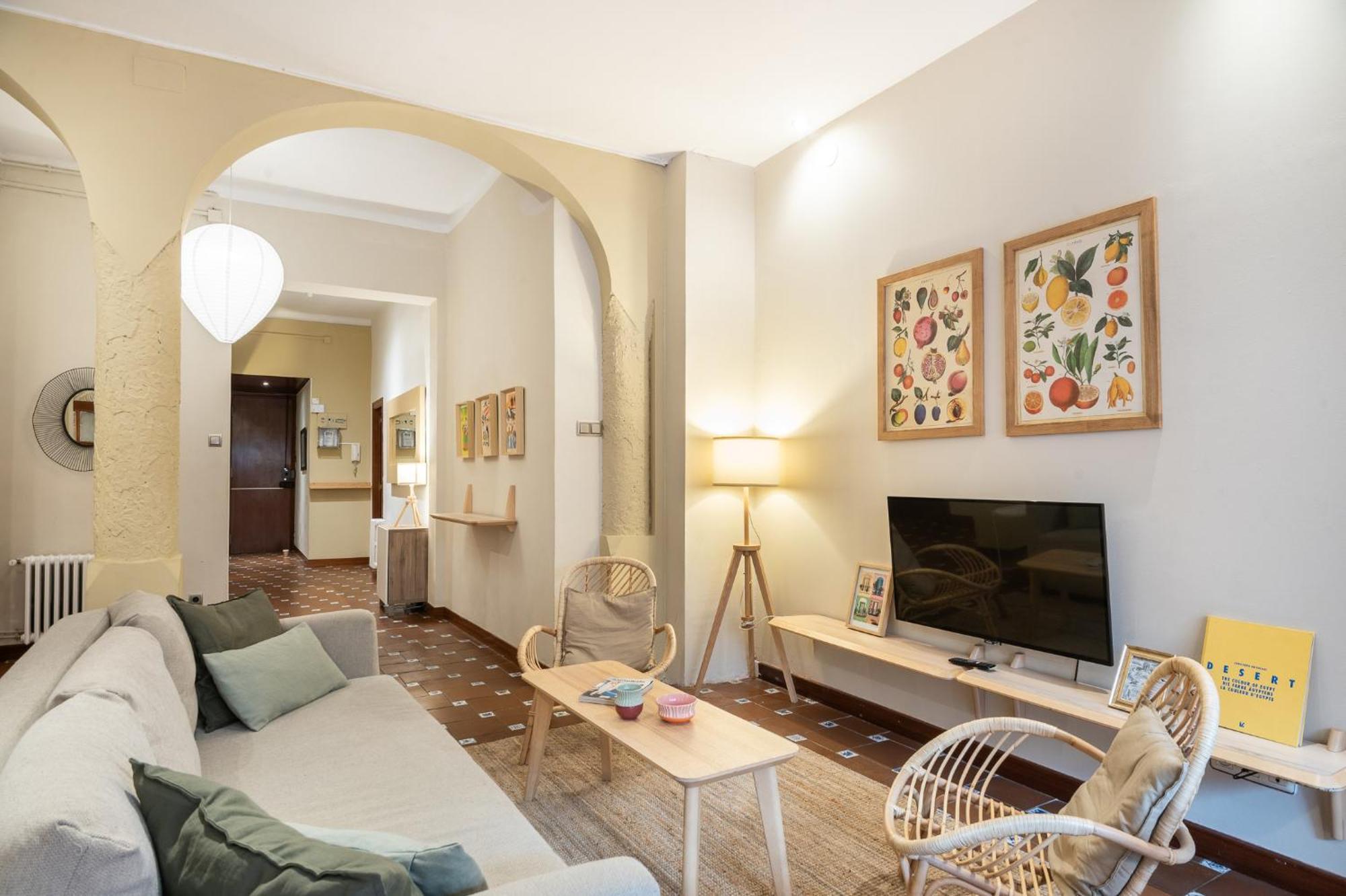 Spacious & Sunny Apt With Terrace In The City Center Barcelona Exterior foto